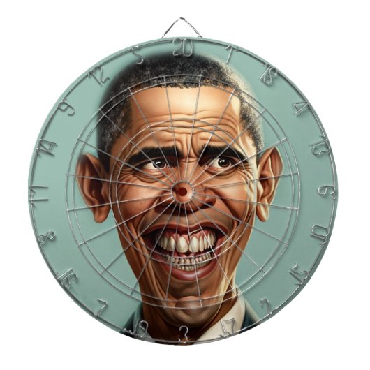 Barack Obama Dartboard Dartscheibe (vorne)