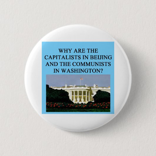 Barack Obama demokratischer Sozialist Button (Vorderseite)