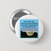 Barack Obama demokratischer Sozialist Button (Vorne & Hinten)