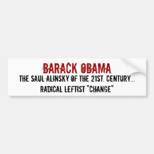 Barack Obama, der Saul Alinsky vom 21. CEN… Autoaufkleber