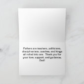 Barack Obama - der Vatertags-Karte Karte (Innenseite)