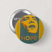 Barack Obama die neue Hoffnung Button (Vorne & Hinten)