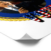 Barack Obama Dont Boo Vote  Poster (Ecke)