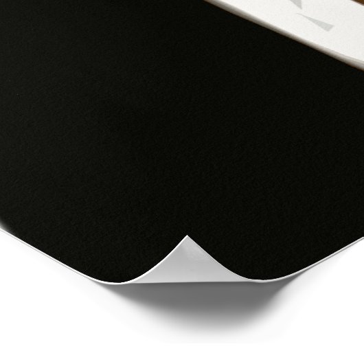 Barack Obama - Ein Präsident mit einem Gehirn Poster (Ecke)