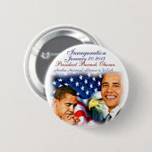 Barack Obama Einweihung2013_Button Button (Vorne & Hinten)