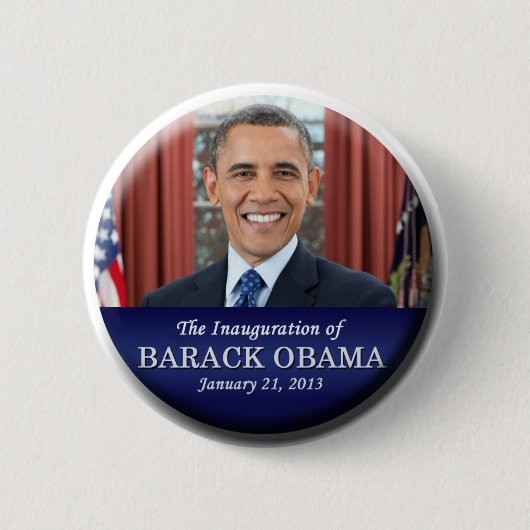 Barack Obama Einweihung 2013 Button (Vorderseite)