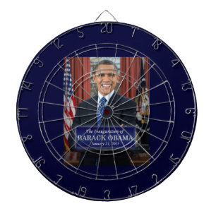 Barack Obama Einweihung 2013 Dartscheibe