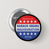 Barack Obama Einweihung Button (Vorne & Hinten)