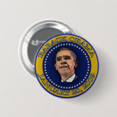 Barack Obama Einweihungs-Siegel-Andenken Button (Vorne & Hinten)