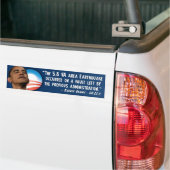 Barack Obama - Erdbeben Autoaufkleber (Auf Lkw)