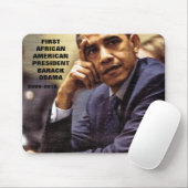 BARACK OBAMA ERSTER AMERIKANISCHER PRÄSIDENT MOUSEPAD (Mit Mouse)