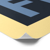 Barack Obama ERSTES! Poster (Ecke)