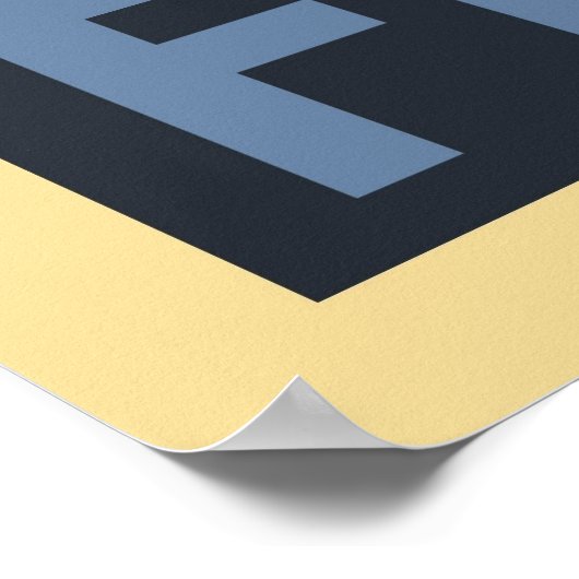 Barack Obama ERSTES! Poster (Ecke)