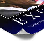 Barack Obama Excellence Poster (Ecke)