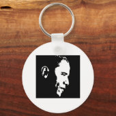 Barack Obama Face Schlüsselanhänger (Vorderseite)