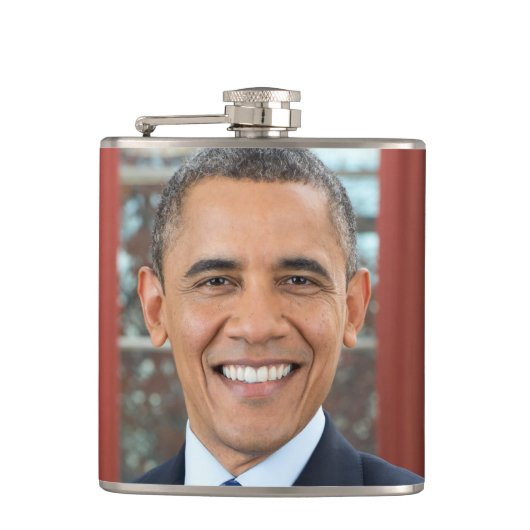 Barack Obama Flachmann (Vorderseite)