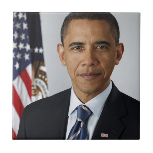 Barack Obama Fliese (Vorderseite)