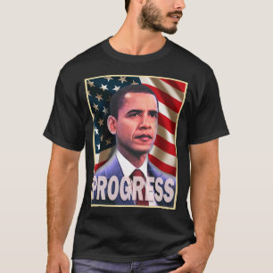 Barack Obama Fortschritt 2008 T-Shirt