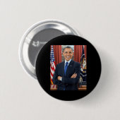 Barack Obama Foto 44. Präsident Potus Patriotic Button (Vorne & Hinten)