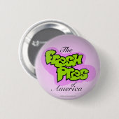 Barack Obama "frisches Pres von Amerika™" Knopf Button (Vorne & Hinten)