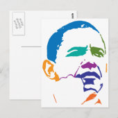 Barack Obama für Präsident 2012 Postkarte (Vorne/Hinten)