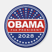 Barack Obama für Präsident 2028 Magnet (Vorne)