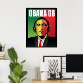 Barack Obama für Präsident Poster (Heimbüro)