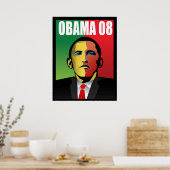 Barack Obama für Präsident Poster (Küche)