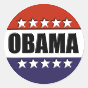 Barack Obama für Präsident Stickers