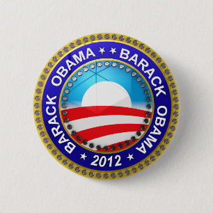 Barack Obama für Präsidenten 2012 Button