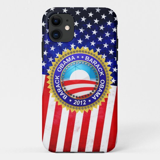 Barack Obama für Präsidenten 2012 Case-Mate iPhone Hülle (Rückseite)