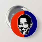 Barack Obama für Präsidenten Button (Vorne & Hinten)