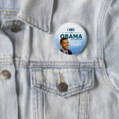 Barack Obama für Präsidenten Button (Beispiel)
