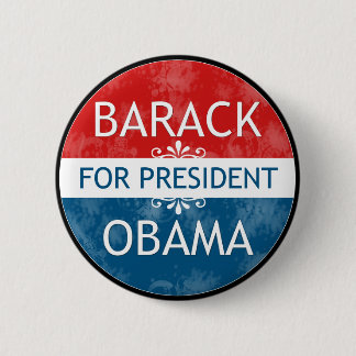 Barack Obama für Präsidenten-Button Button