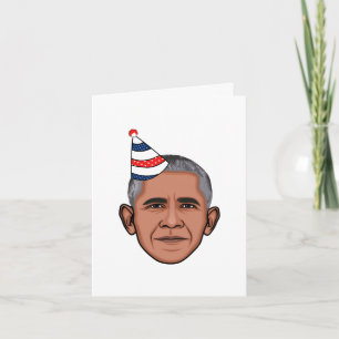 BARACK OBAMA GEBURTSTAG KARTE