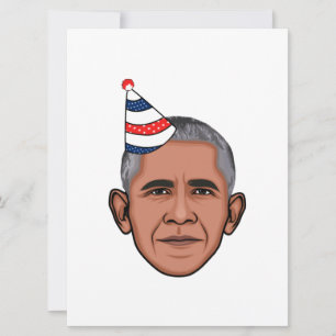 BARACK OBAMA GEBURTSTAG KARTE