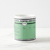 Barack Obama Geburtsurkunde Kaffeetasse (Mittel)