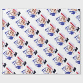 Barack Obama Geschenkpapier (Flach)