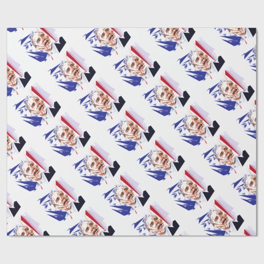 Barack Obama Geschenkpapier (Flach)