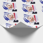 Barack Obama Geschenkpapier (Ecke)