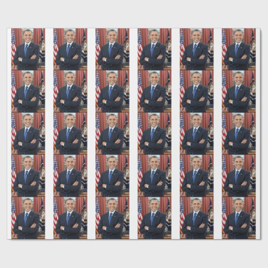 Barack Obama Geschenkpapier (Flach)
