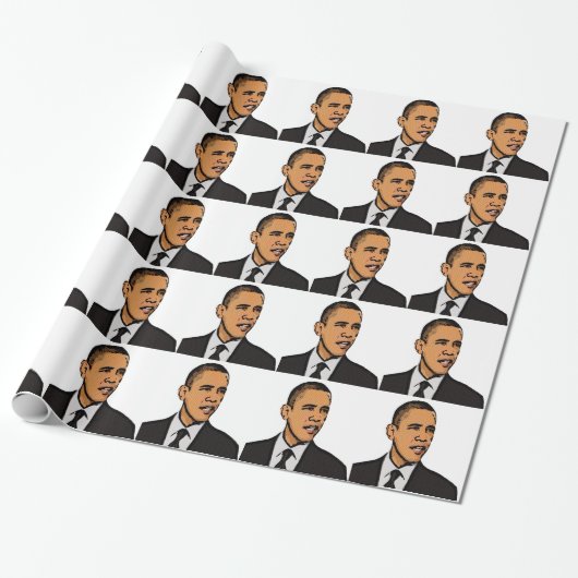 Barack Obama Geschenkpapier (Ungerollt)