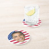 Barack Obama Getränkeuntersetzer (Seite)