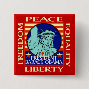 BARACK OBAMA GEWINNE! - - Besonders angefertigt - Button