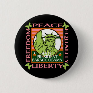 BARACK OBAMA GEWINNE! BUTTON