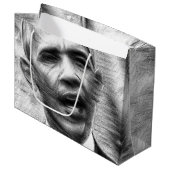 Barack Obama Große Geschenktüte (Vorderseite Schrägansicht)
