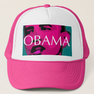 Barack Obama, große rosa Kappe