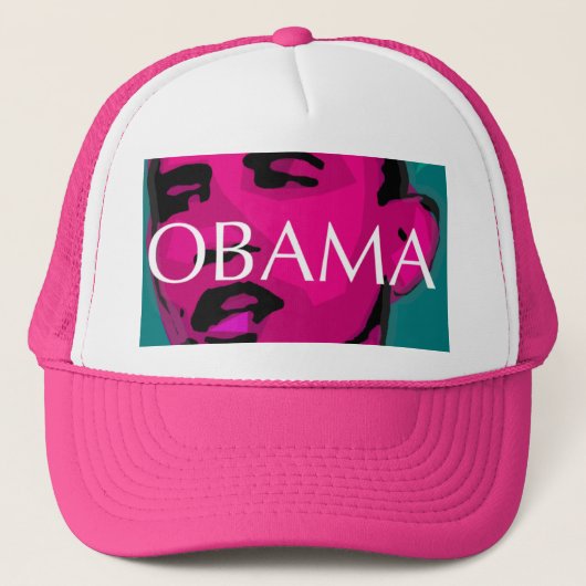 Barack Obama, große rosa Kappe (Vorderseite)