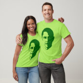 Barack Obama grüner T - Shirt (Unisex)