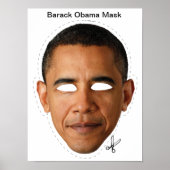 Barack Obama Halloween Mask Poster (Vorne)